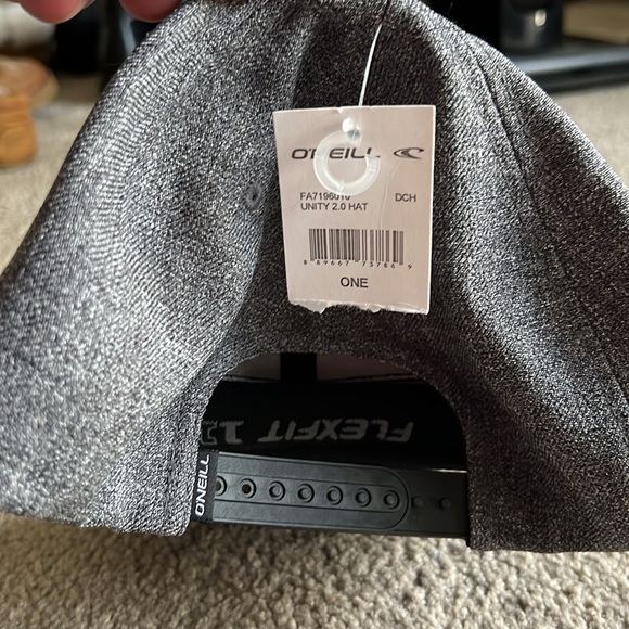 O’Neill Gray/Black Unity 2.0 Hat ONS - Picture 3 of 4